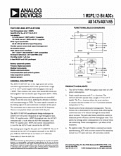 DataSheet AD7475 pdf